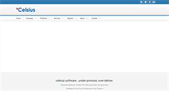 Desktop Screenshot of celsiussoftware.com