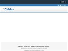 Tablet Screenshot of celsiussoftware.com